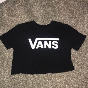 Vans Black Crop Top